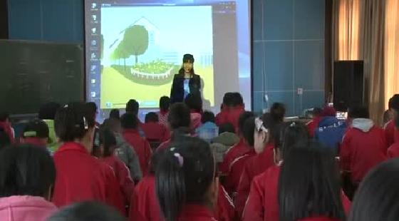 王彩霞--礼县北关小学 四年级英语 unit   weather免费 西部阳光公益
